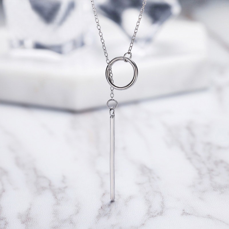Collar Dije Elegante En Plata