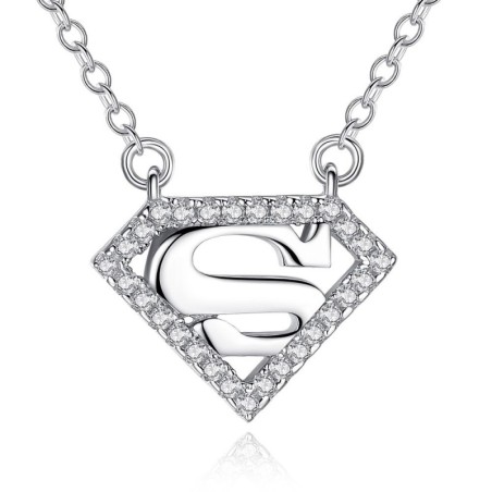 Collar super mamá en plata