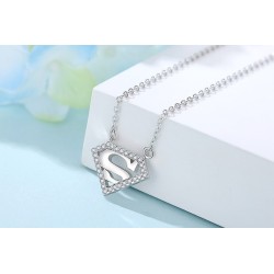 Collar super mamá en plata