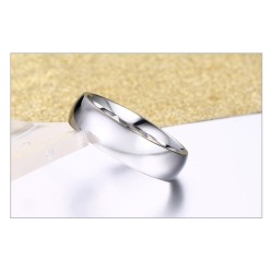 Argollas De Matrimonio Plateadas en acero inoxidable