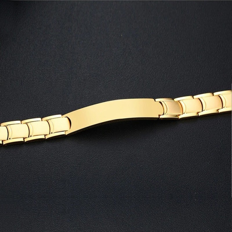 Brazalete Para Hombres Personalizado En Acero Inoxidable