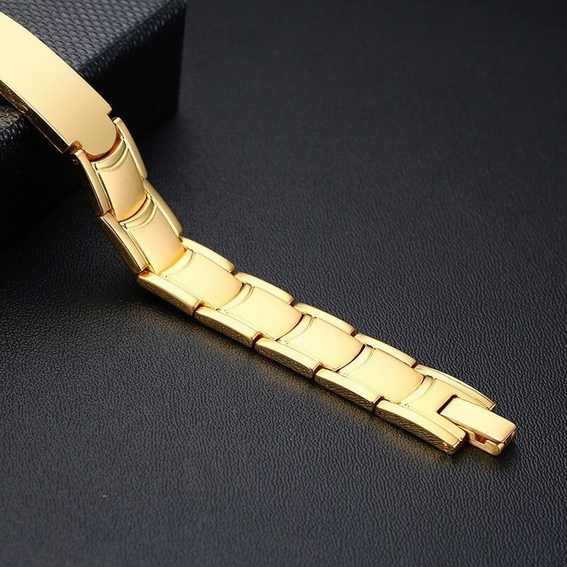 Brazalete Para Hombres Personalizado En Acero Inoxidable