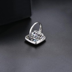 Anillo sofisticado de abulón en plata