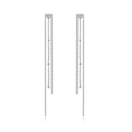 Aretes elegantes borlas