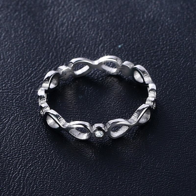 Anillo infinitos en acero inoxidable