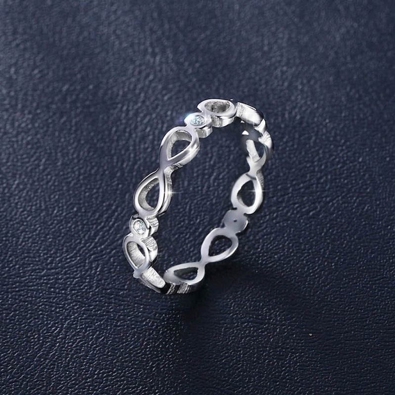 Anillo infinitos en acero inoxidable