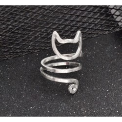 Anillos De Acero Inoxidable Ajustables Gato Animales