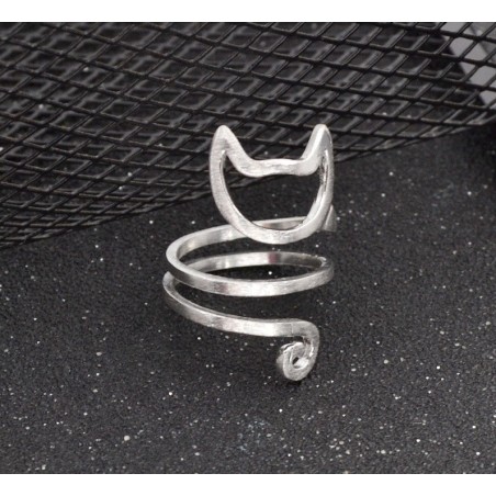 Anillos De Acero Inoxidable Ajustables Gato Animales