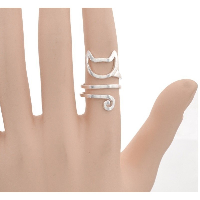 Anillos De Acero Inoxidable Ajustables Gato Animales