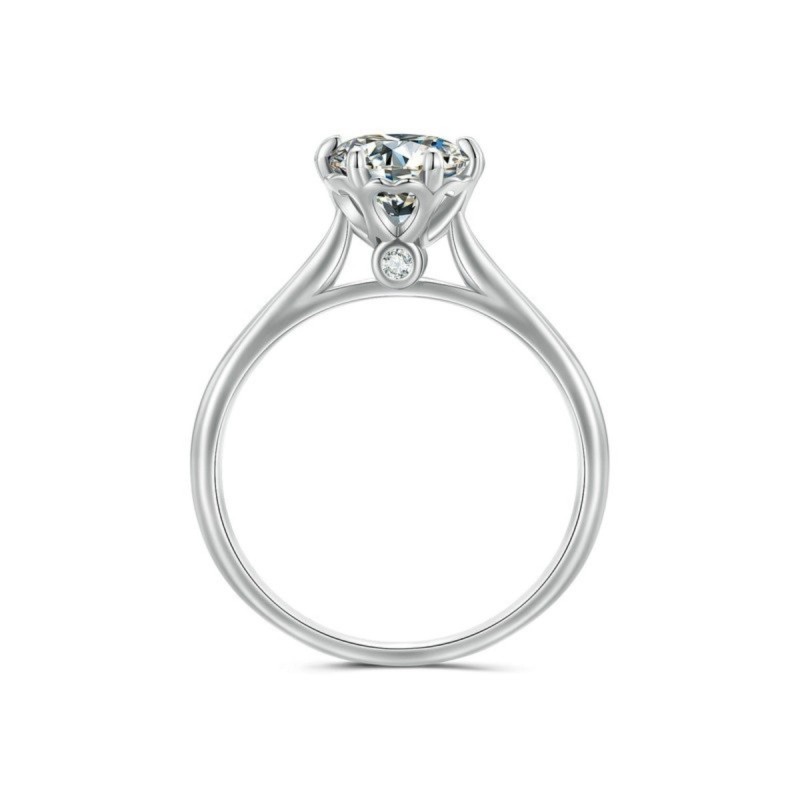 Anillo de compromiso en plata corazón de pasión - anillo matrimonio
