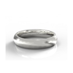 Argolla en plata para hombre - argolla clásica plateada - joyas en plata