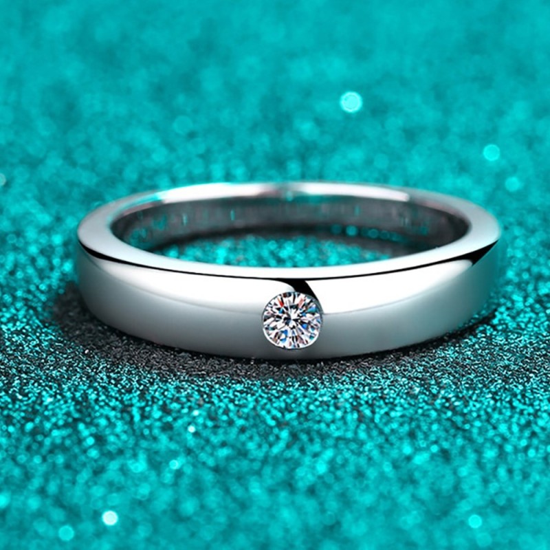 Argollas de matrimonio en plata amor puro - anillos de boda - alianzas