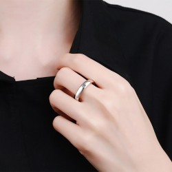 Argollas de matrimonio en plata amor puro - anillos de boda - alianzas
