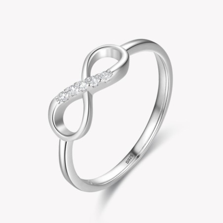 Anillo en plata amor infinito - anillo para mujer