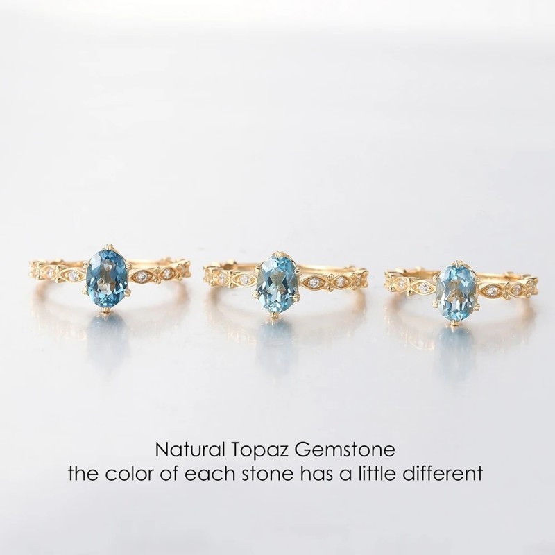 Anillo de compromiso en plata y baño de oro - Anillo en forma de tiara