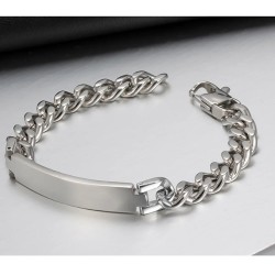 Brazalete Manillas Pulseras Ancha En Acero Inoxidable Para Hombre