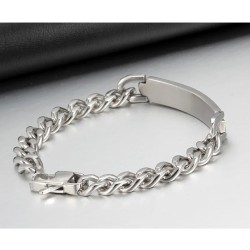 Brazalete Manillas Pulseras Ancha En Acero Inoxidable Para Hombre
