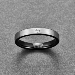 Argollas de matrimonio en tungsteno martillado - Sortijas de boda