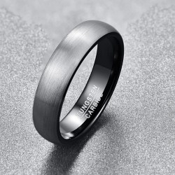 Argollas de matrimonio en tungsteno martillado - Sortijas de boda