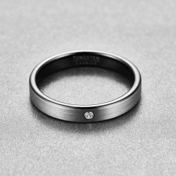 Argollas de matrimonio en tungsteno martillado - Sortijas de boda