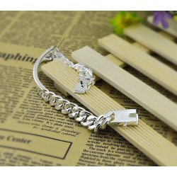 Pulsera en acero para mujer personalizable - Manilla para grabar texto