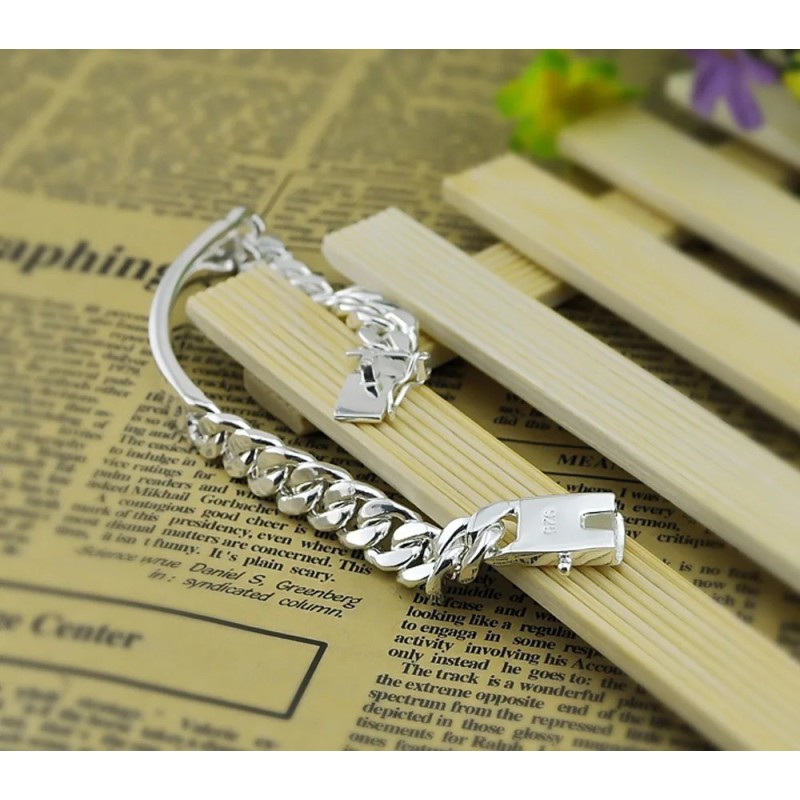 Pulsera en acero para mujer personalizable - Manilla para grabar texto