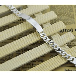 Pulsera en acero para mujer personalizable - Manilla para grabar texto