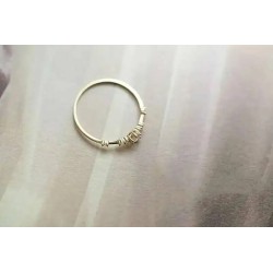 Anillo de compromiso en oro 14k