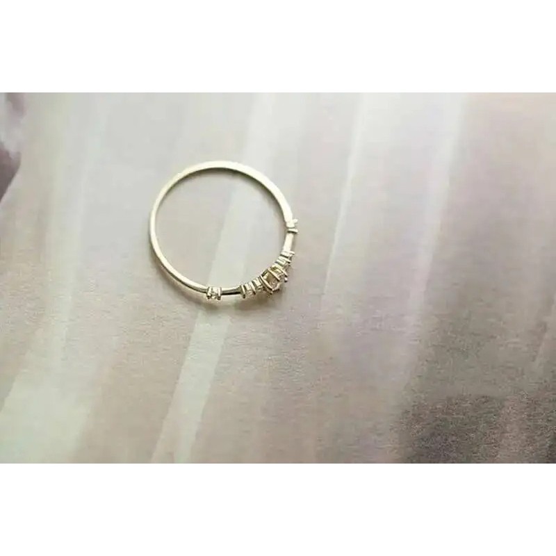Anillo de compromiso en oro 14k
