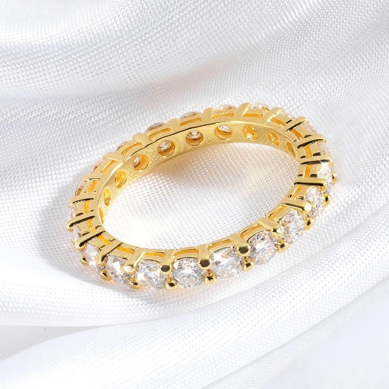 Argollas de matrimonio aurora dual con chapado en oro de 18k