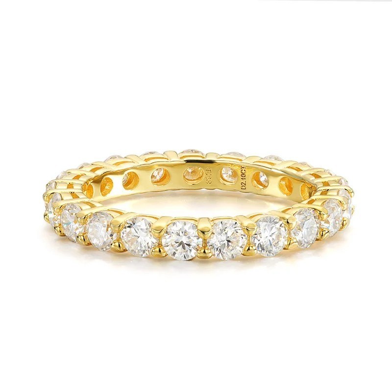Argollas de matrimonio aurora dual con chapado en oro de 18k