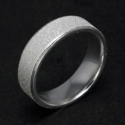 Argolla en plata para hombre - argolla clásica plateada - joyas en plata