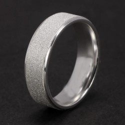 Argolla en plata para hombre - argolla clásica plateada - joyas en plata