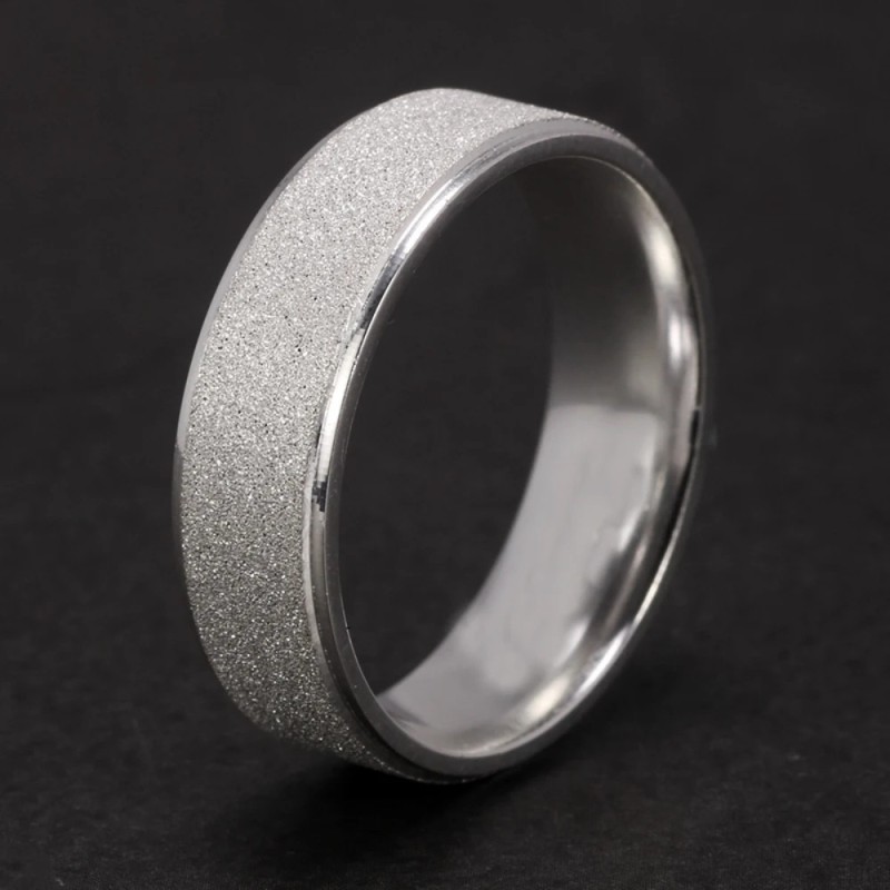 Argolla en plata para hombre - argolla clásica plateada - joyas en plata