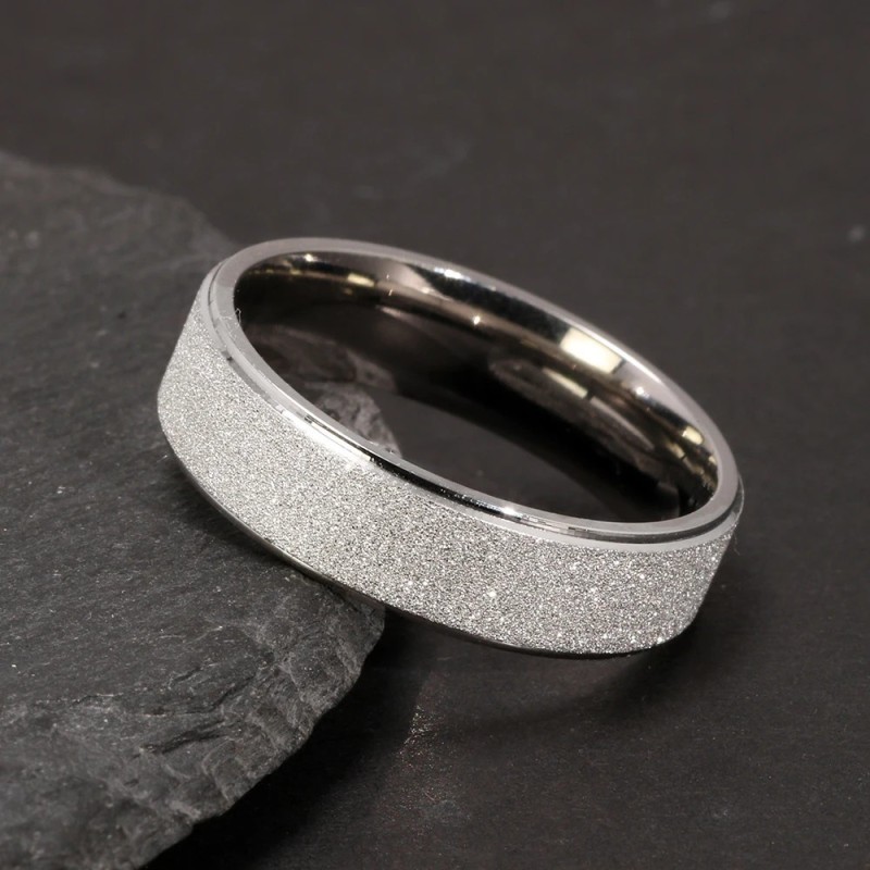 Argolla en plata para hombre - argolla clásica plateada - joyas en plata