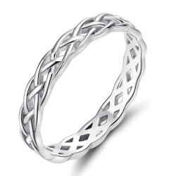 Argolla en plata para hombre - argolla clásica plateada - joyas en plata