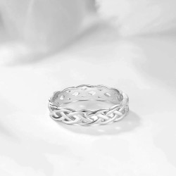 Argolla en plata para hombre - argolla clásica plateada - joyas en plata