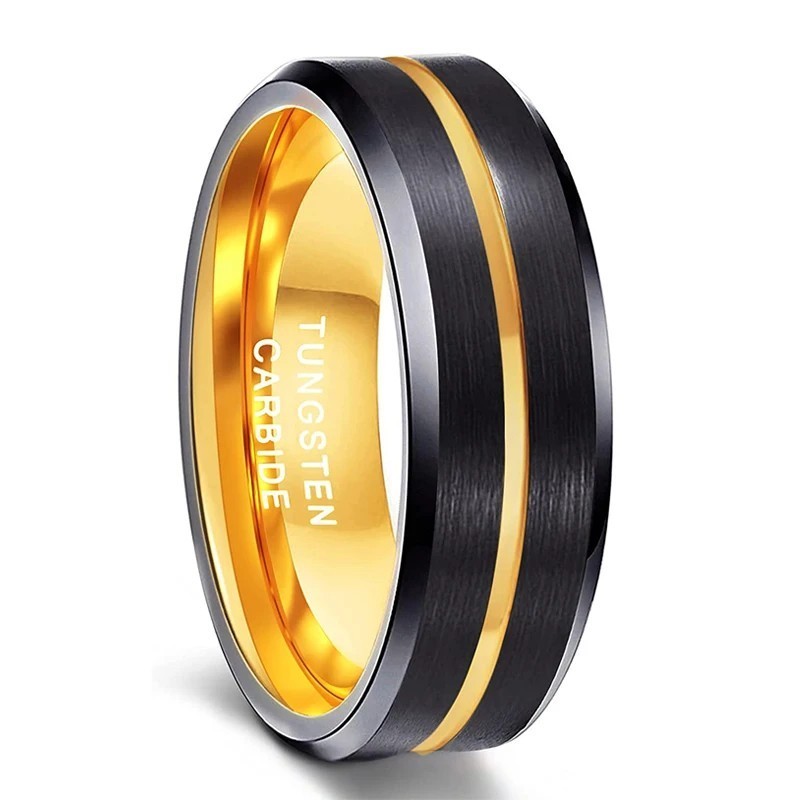 Argollas de matrimonio en tugnsteno - anillos de bodas  - sortijas bodas