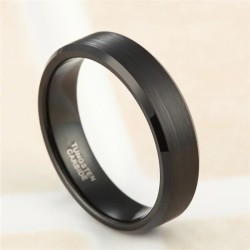 Argollas de matrimonio negras -  anillos para boda - sortijas - alianzas