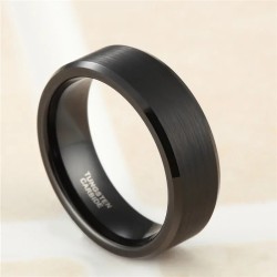 Argollas de matrimonio negras -  anillos para boda - sortijas - alianzas