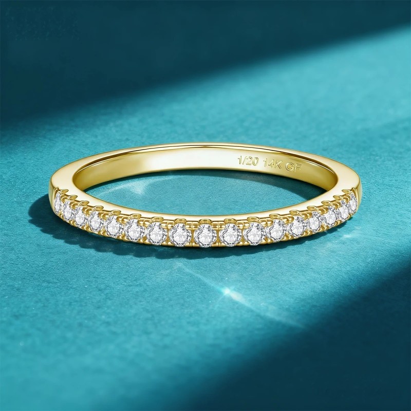 Anillo de compromiso en plata con moissanita - anillo para boda en plata