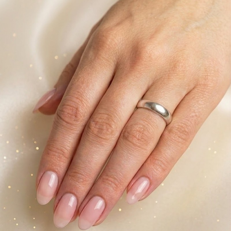 Argollas de matrimonio en plata clásicas - anillos para boda - sortija