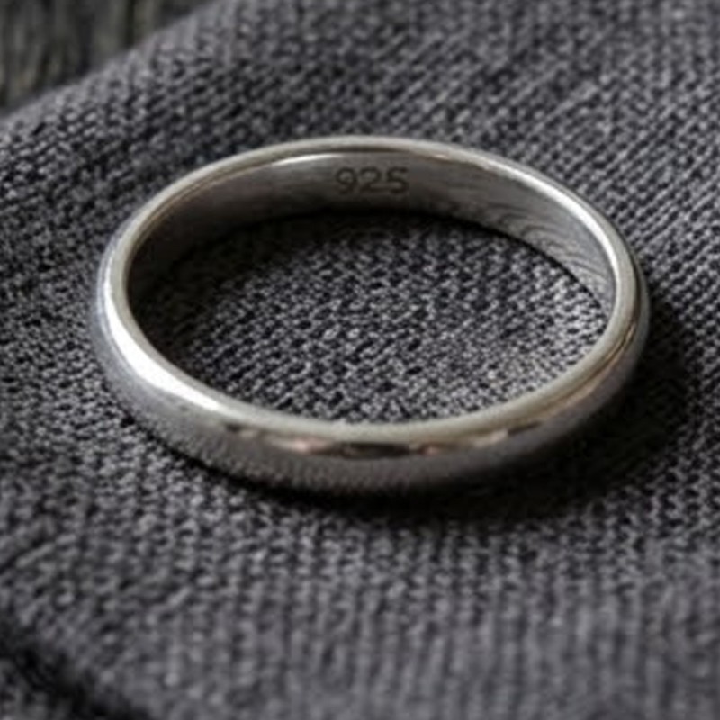 Argollas de matrimonio en plata estilo Babilonia - Sortijas de boda