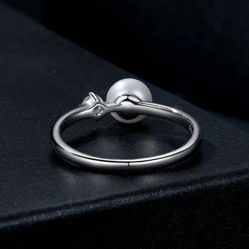 Anillo de compromiso en plata y opalos - anillo promesa